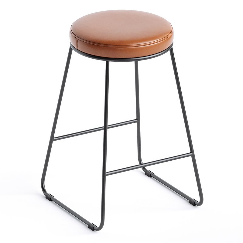 Eleanor Faux Leather Barstool Image 2