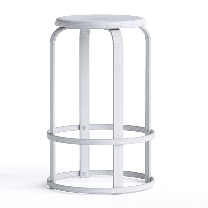 Solid Wood 26Inch Counter Stool Image 3