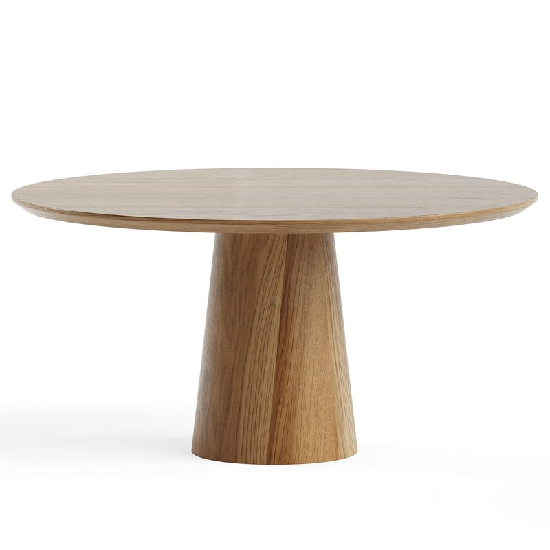 Byron Dining Chair & Round walnut dining table Qone Image 4