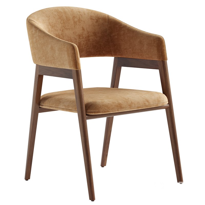 4091 CHAIR UPHOLSTERED IN FABRIC Image 4