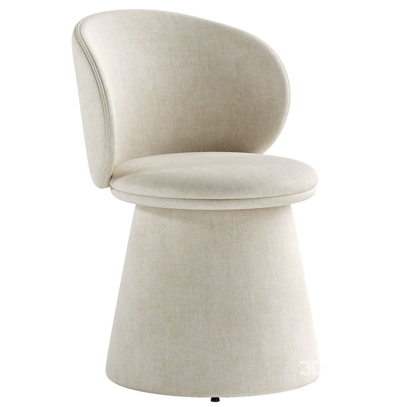 Oblic Swivel Dining Chair Image 4