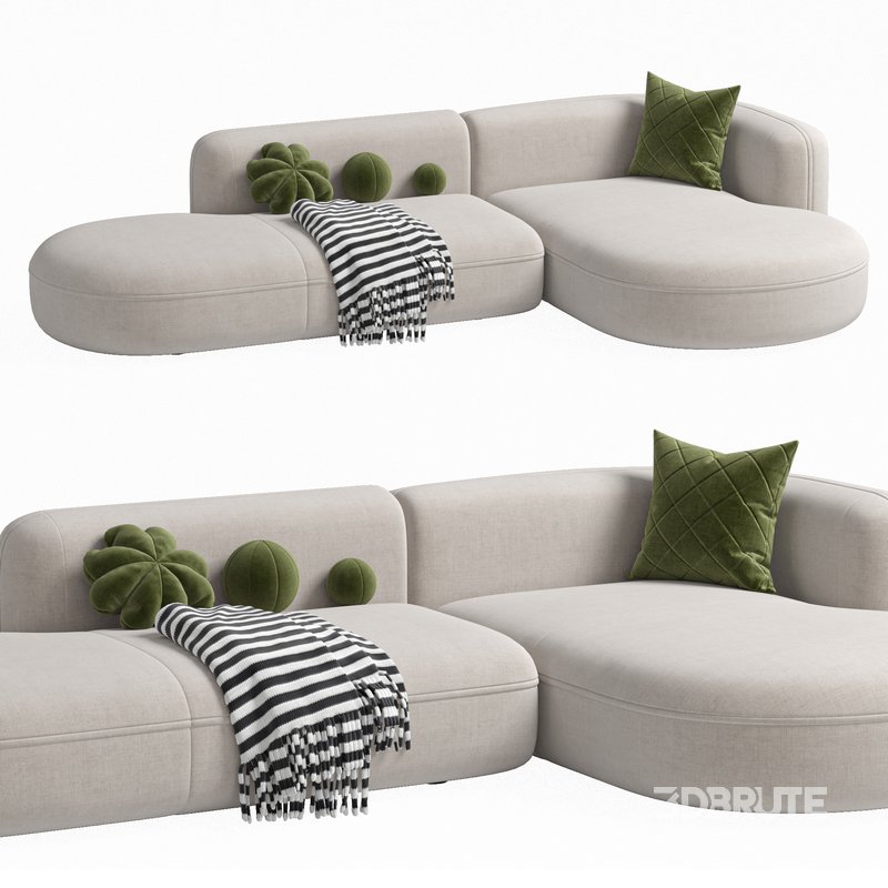 Sofa ROYALTY 2.0 by Luzaro, Configuration 1 Image 4