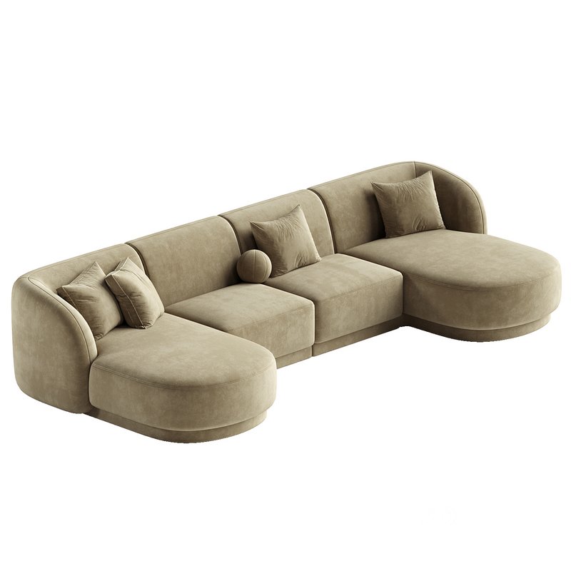 Miley Corner Sofa & U Shaped Sofa Image 3