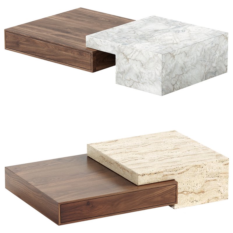 ALARIC MARBLE COFFEE TABLE Image 4