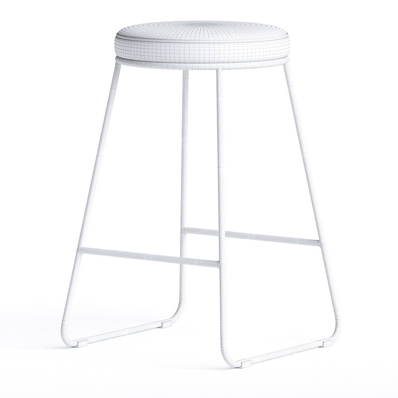 Eleanor Faux Leather Barstool Image 4