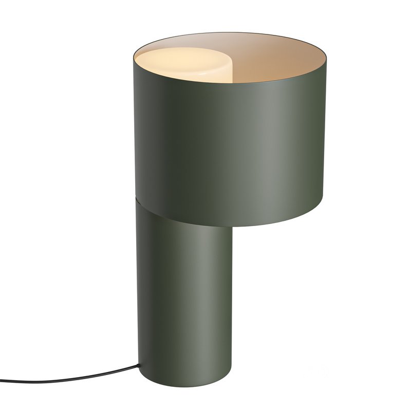 Tangent steel tubes table lamp by Frederick Image 4