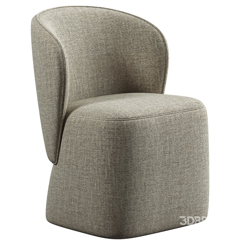Larson Rolling Castered Dining Chair Image 2