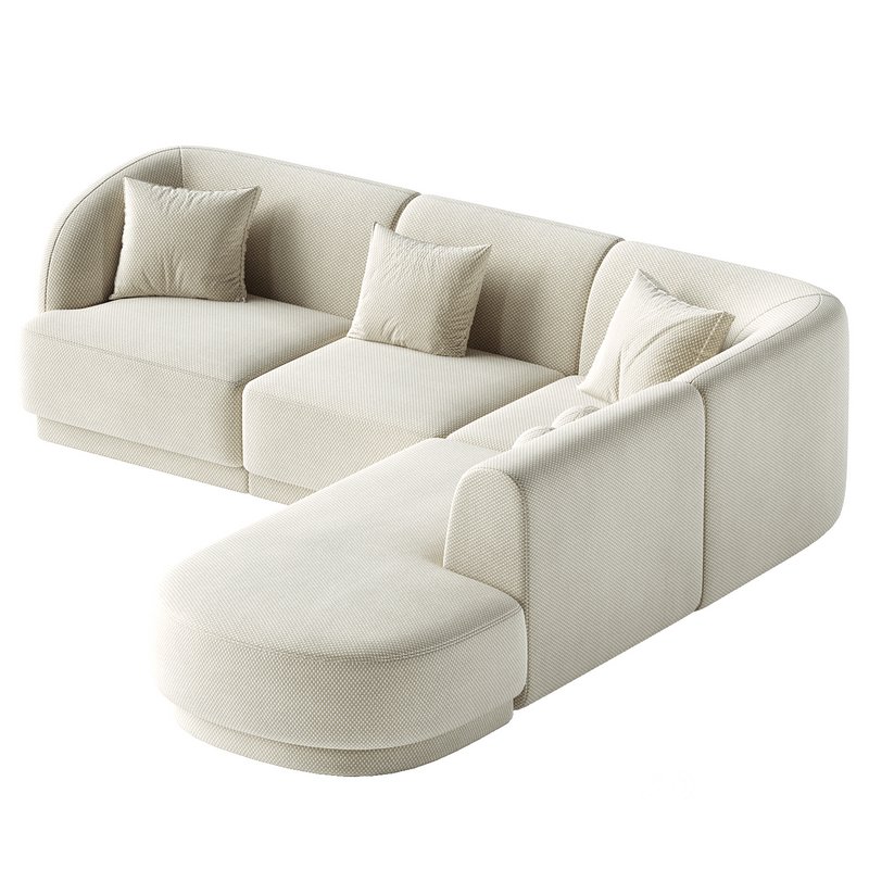 6 seater corner sofa Miley right Image 4