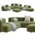Sofa ROYALTY 2.0 by Luzaro, Configuration 6 - Thumbnail 2