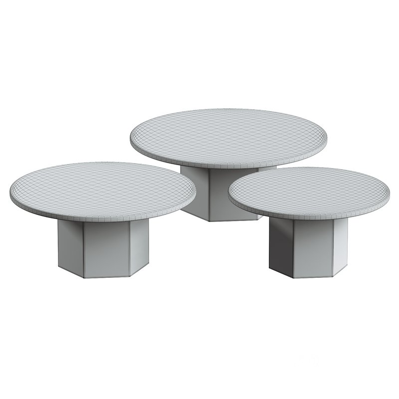 AUDREY TRAVERTINE COFFEE TABLE Image 3