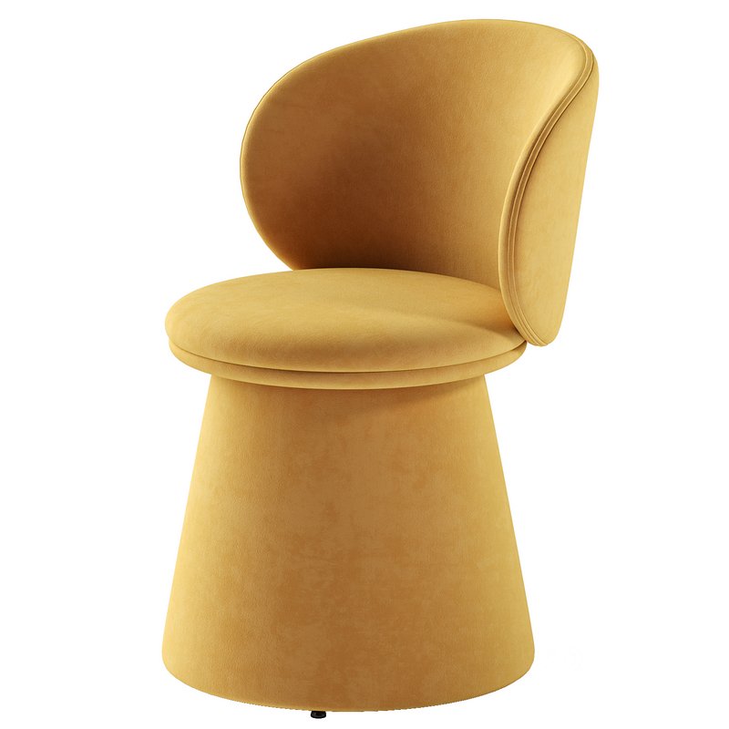 Oblic Swivel Dining Chair Image 6