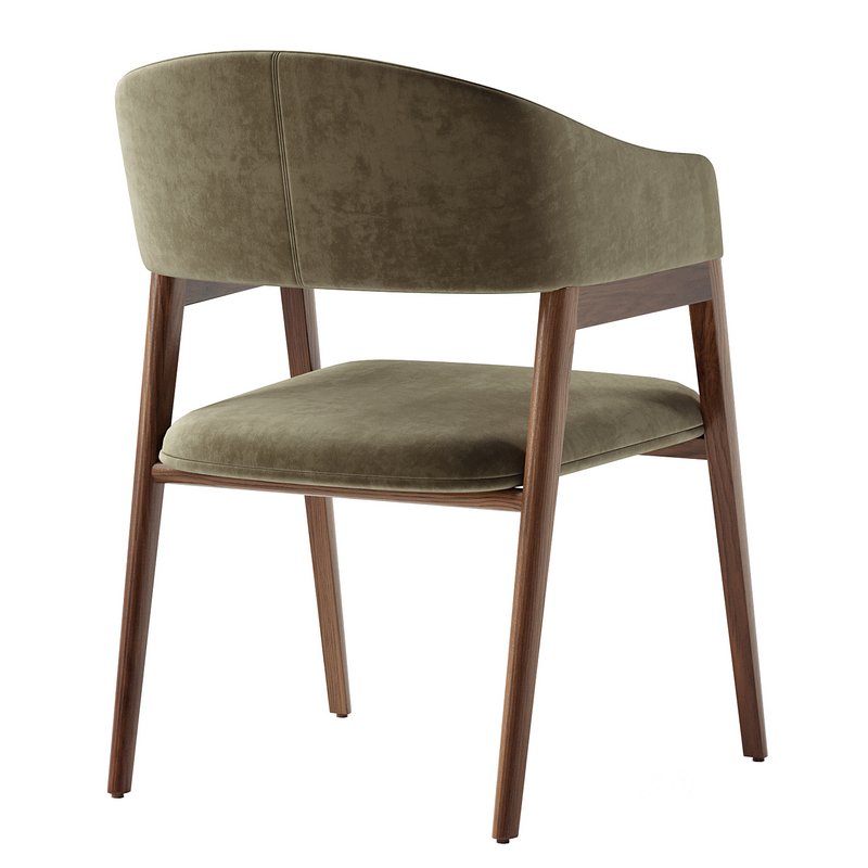 4091 CHAIR UPHOLSTERED IN FABRIC Image 3