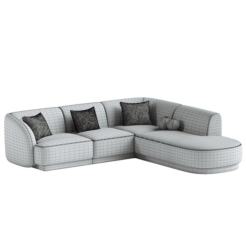 6 seater corner sofa Miley right Image 3