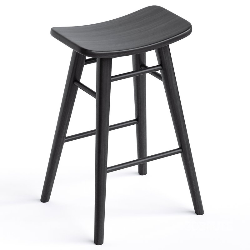 65cm Oliver Solid Timber Barstool Image 5