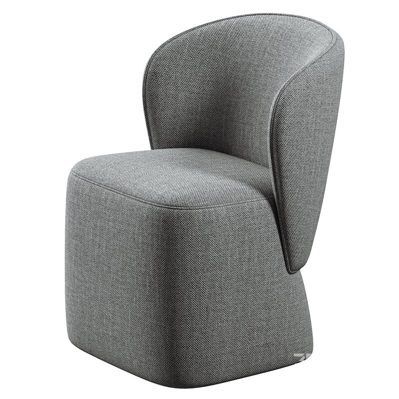 Larson Rolling Castered Dining Chair Image 3
