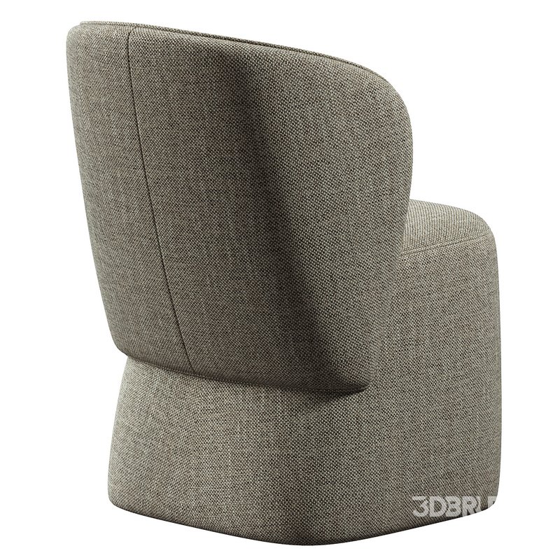 Larson Rolling Castered Dining Chair Image 4