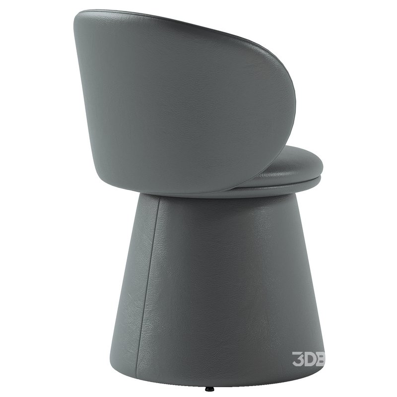 Oblic Swivel Dining Chair Image 3