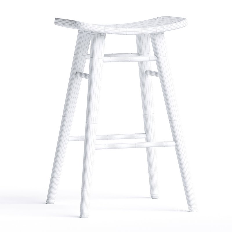 65cm Oliver Solid Timber Barstool Image 6