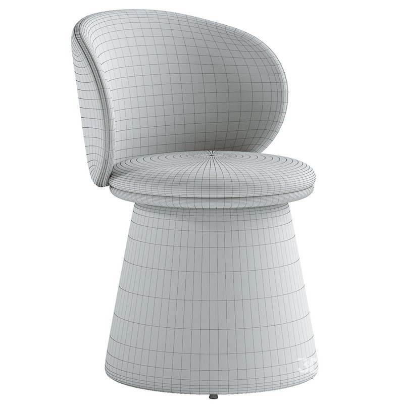 Oblic Swivel Dining Chair Image 5