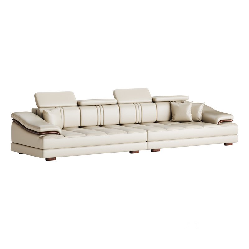 Modern Genuine Leather Sofa Image 10