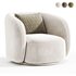 Poole Swivel Lounge Chair - Thumbnail 2