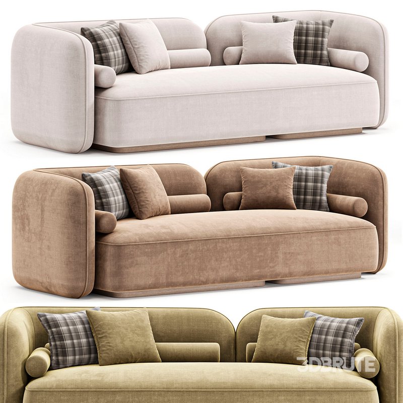 Sunset Brush Sofa Image 1