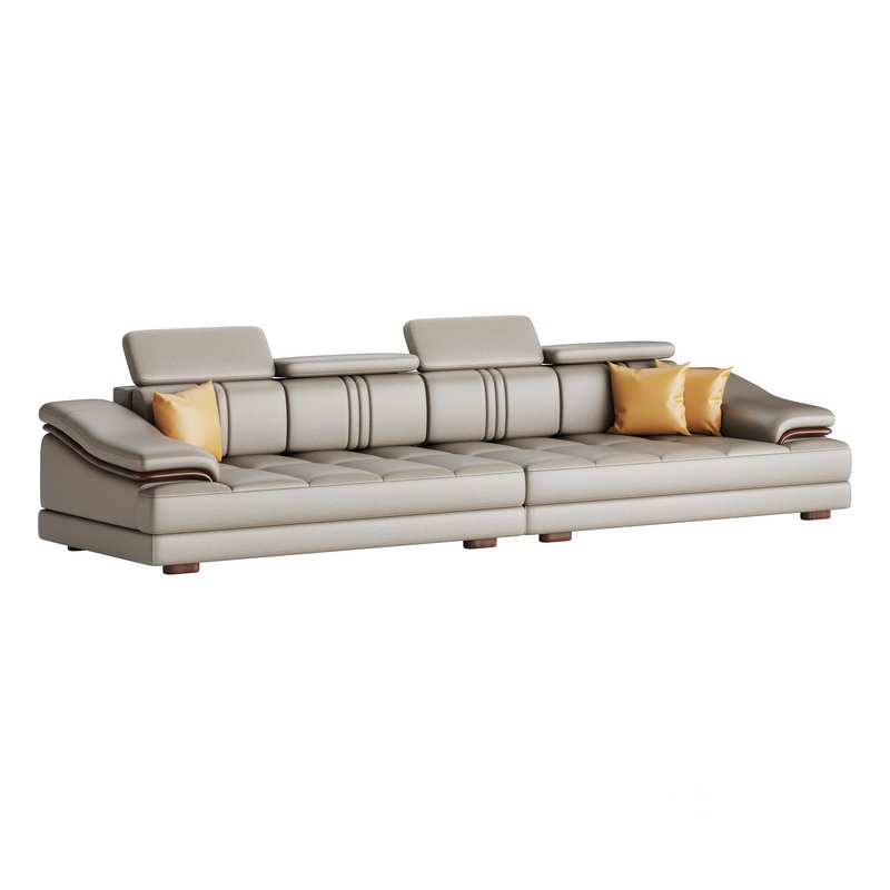 Modern Genuine Leather Sofa Image 12