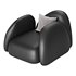 Modern Black Leather Armrest Standard Armchair - Thumbnail 12