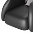 Modern Black Leather Armrest Standard Armchair - Thumbnail 14