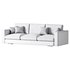 Modern Square Arm Fabric Sofa - Thumbnail 15