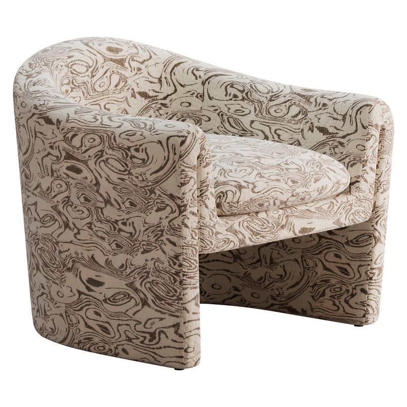 Willow Jacquard Sculptural Chair Image 3