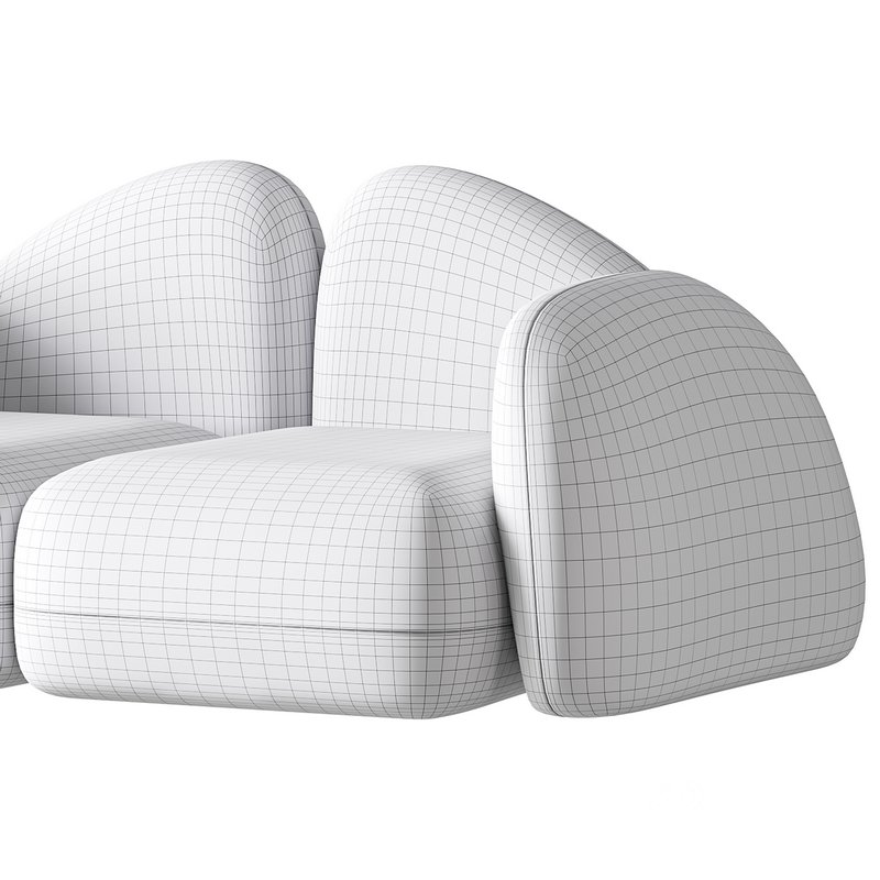 Modern Black Leather Armrest Standard Sofa Image 16