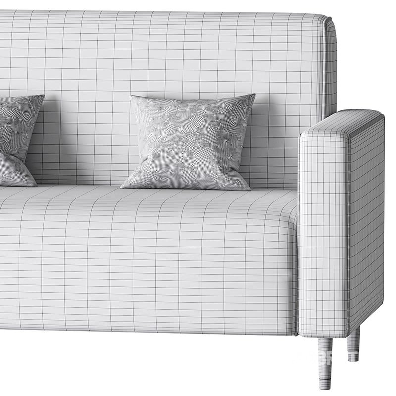 Modern Faux Leather Sofa Image 15