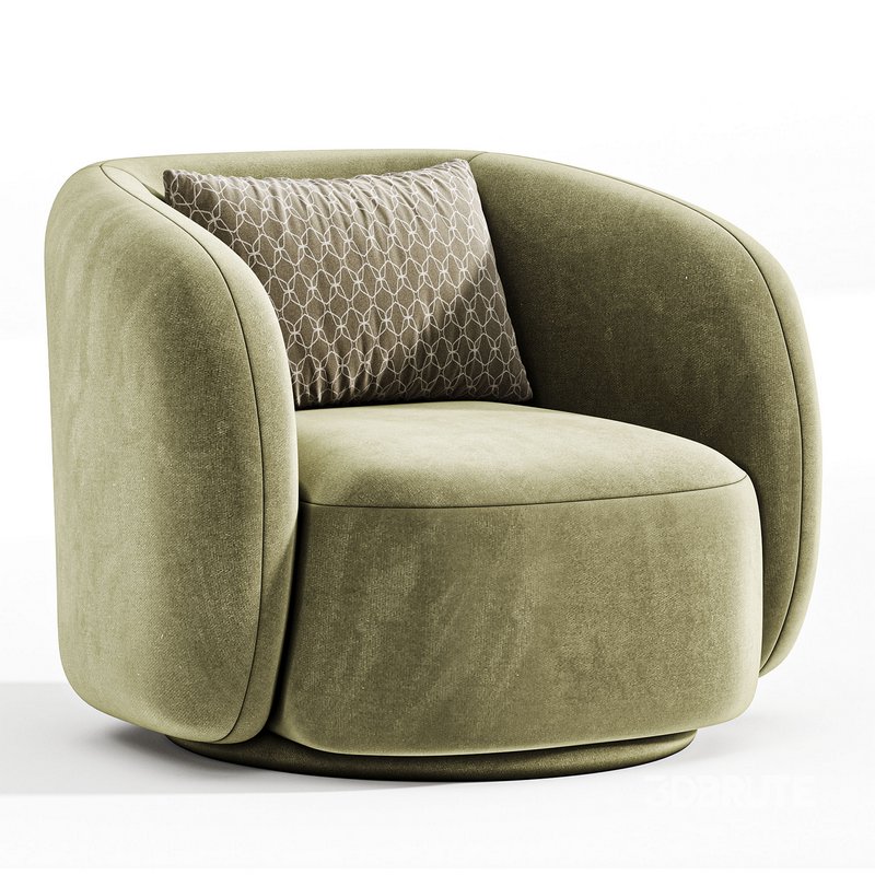 Poole Swivel Lounge Chair Image 3