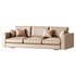 Modern Square Arm Fabric Sofa - Thumbnail 2