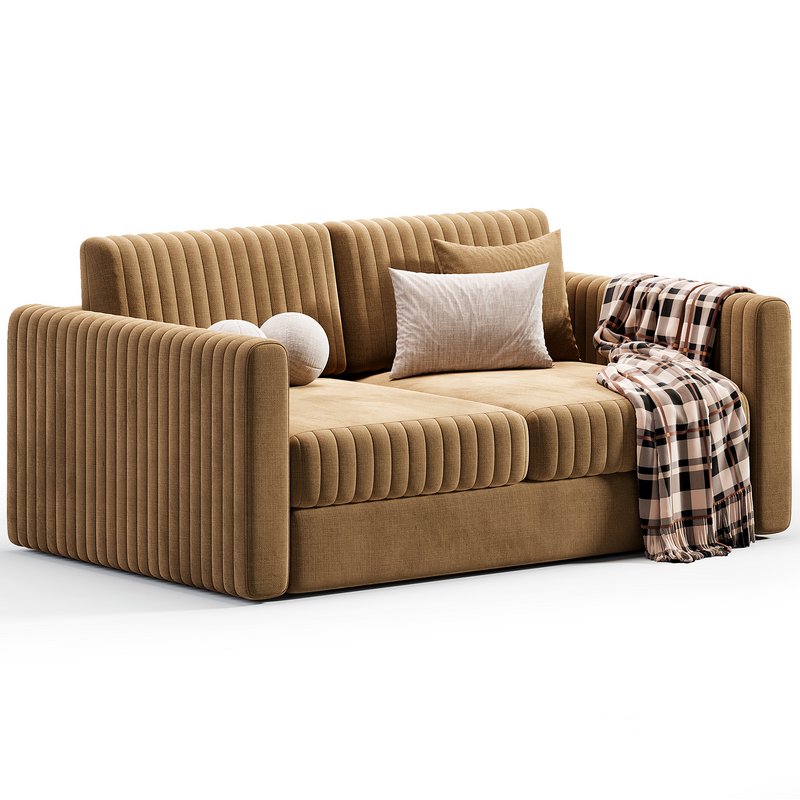 Layson sofa Velvet Beige Image 3