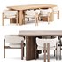Tabmi Dining Table,Bay Chair - Thumbnail 2