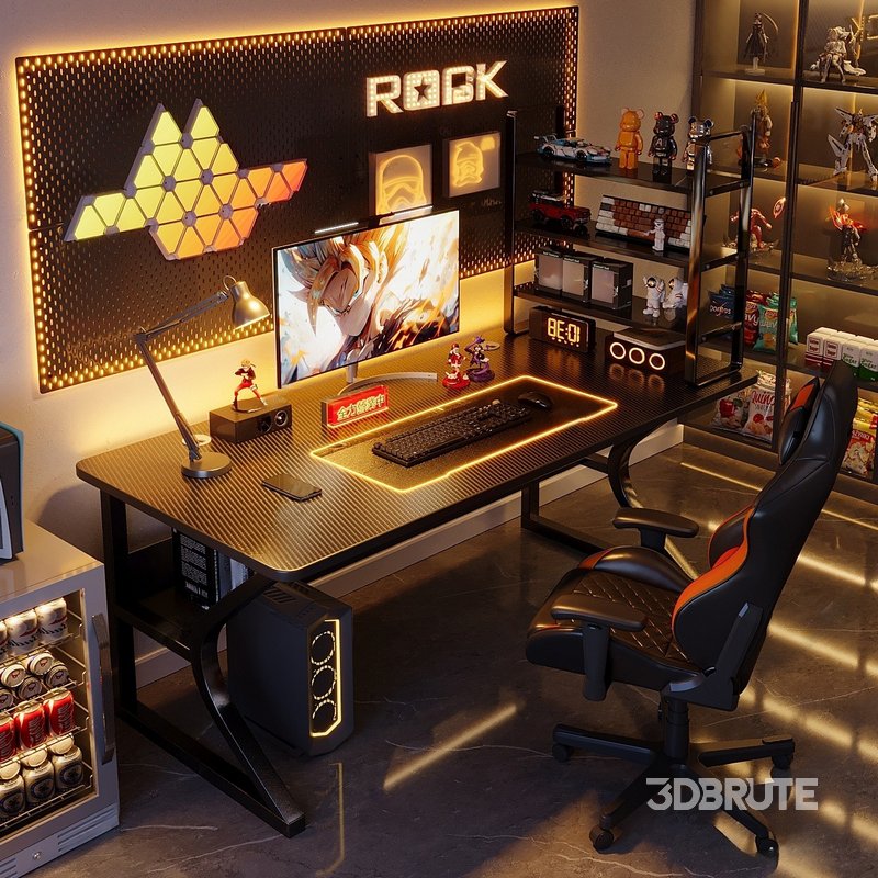 Modern table and chair Image 1