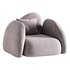 Modern Black Leather Armrest Standard Armchair - Thumbnail 8