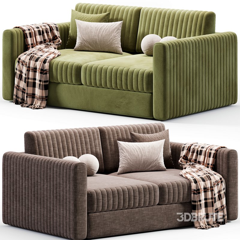 Layson sofa Velvet Beige Image 1