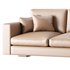 Modern Square Arm Fabric Sofa - Thumbnail 4