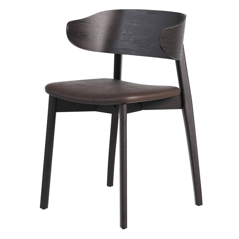 Franco Upholstered Dining Chair Sonoma Black Image 4