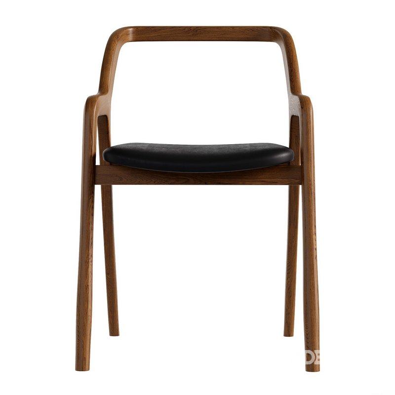 Walnut Wood Chair IN BREVE by Dale Italia Image 2