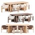 Tabmi Dining Table,Bay Chair - Thumbnail 3
