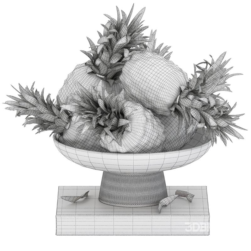 bowl of pineapples Image 3