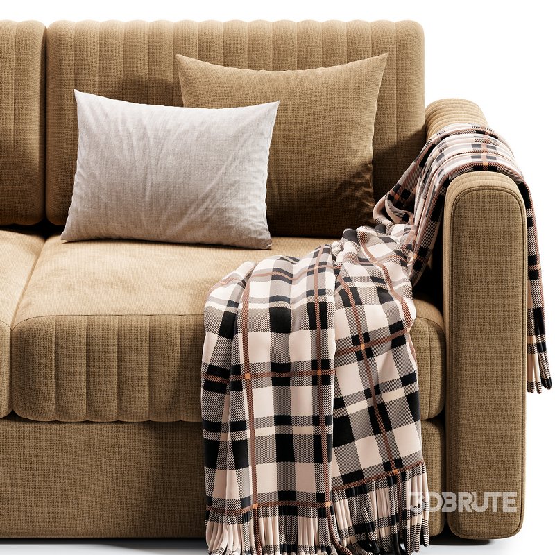 Layson sofa Velvet Beige Image 2