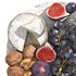 cheese plate with grapes figs and walnuts - Thumbnail 4