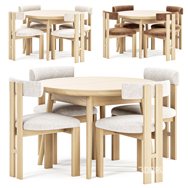 Stockholm round table, Hygiea Dining Chair Image 2
