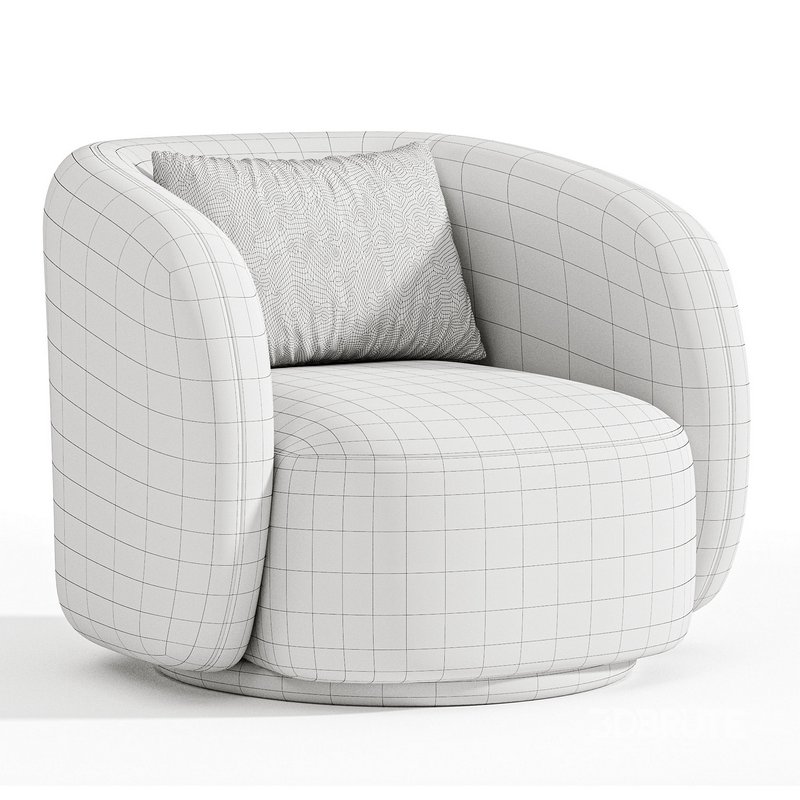 Poole Swivel Lounge Chair Image 4