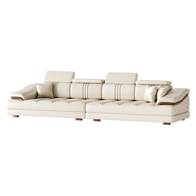 Modern Genuine Leather Sofa Image 5